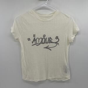 Zadig & Voltaire Women's Linen Blend Amore Top - Ivory - XS